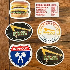 In and out stickers